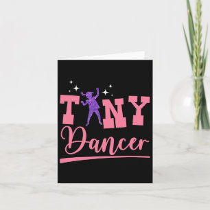 Tarjeta Pequeños bailarines, niños bailarines, bailarines,