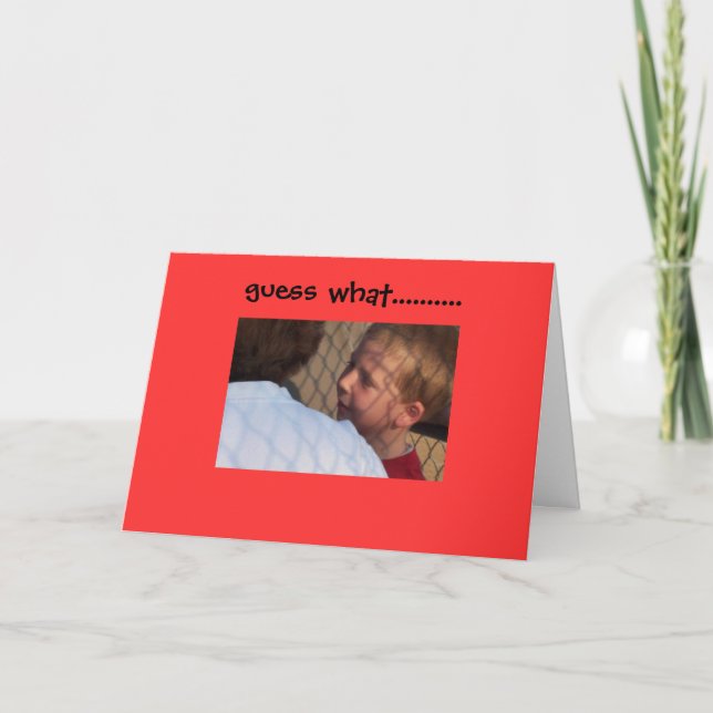 TARJETA PEQUEÑOS CABALLEROS A LA OREJA DE GRANMA...... (Anverso)