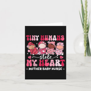 Tarjeta Pequeños Humanos Robaron Mi Corazón Madre Bebe Enf