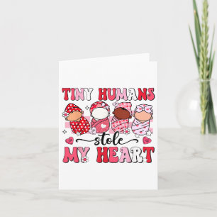 Tarjeta Pequeños Humanos Robaron Mi Corazón Regalos de Enf