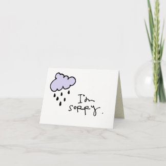 Tarjeta pequeños wobblies Im triste