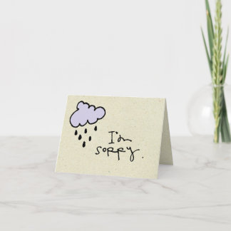 Tarjeta pequeños wobblis Lo siento