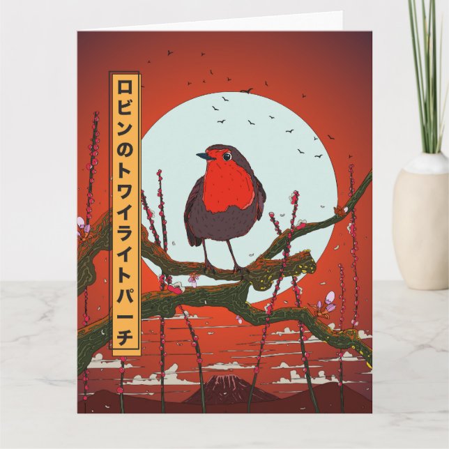 Tarjeta Perca del crepúsculo de Robin (Anverso)