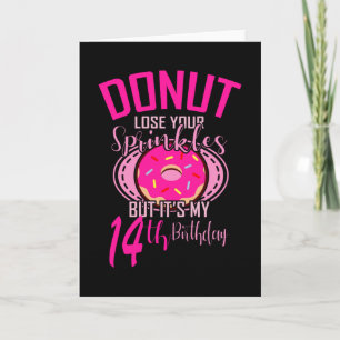 Tarjeta PERDER SPRINKLES 14 14º Chica