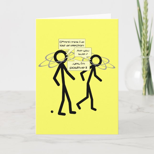 Tarjeta Perder un chiste electrónico - notelet/tarjeta en  (Anverso)
