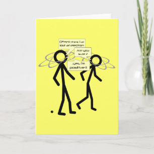 Tarjeta Perder un chiste electrónico - notelet/tarjeta en
