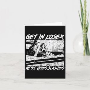 Tarjeta Perder vamos a reducir Halloween de Horror