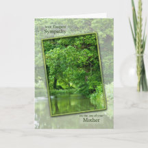 Pérdida de la condolencia de escena tranquila del