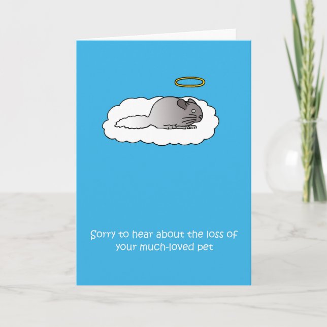 Tarjeta Pérdida de la simpatía de la Mascota Chinchilla (Anverso)