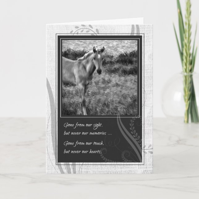 Tarjeta Pérdida de la simpatía de los Mascotas blancos y n (Anverso)