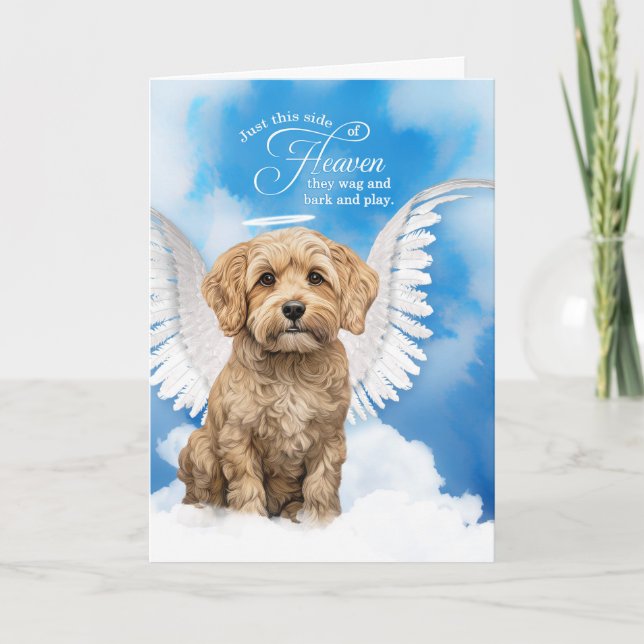 Tarjeta Pérdida de la simpatía de los Mascotas de Cockapoo (Anverso)