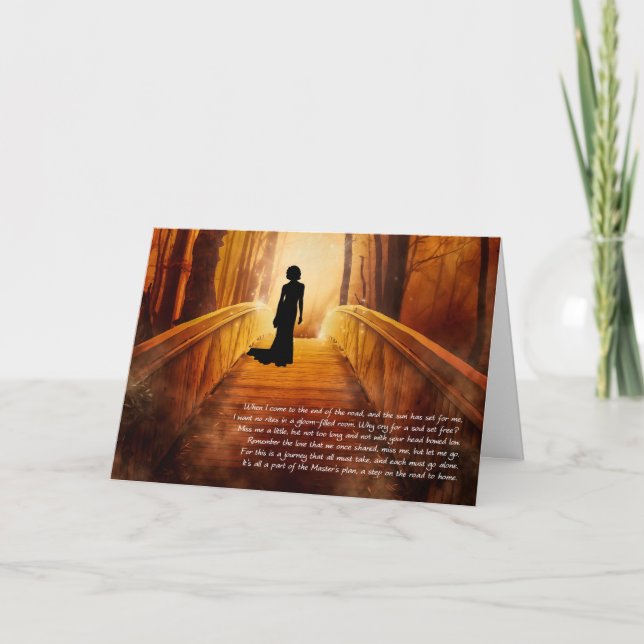 Tarjeta Pérdida de la simpatía de un compañero de trabajo  (Anverso)