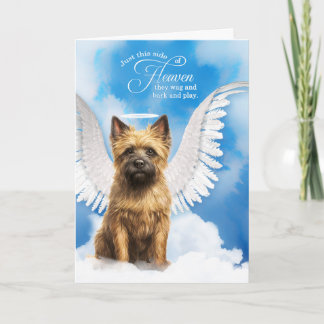 Tarjeta Pérdida de la simpatía de un Mascota de Cairn Terr