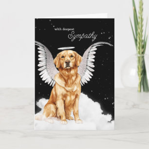 Tarjeta Pérdida de la simpatía de un Mascota de Golden Ret