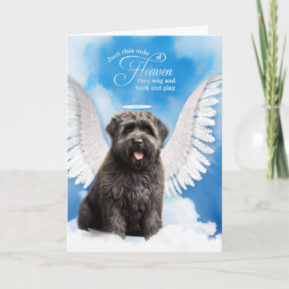 Tarjeta Pérdida de la simpatía de un Mascota de perro Bouv