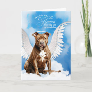 Tarjeta Pérdida de la simpatía de un Mascota marrón de Pit