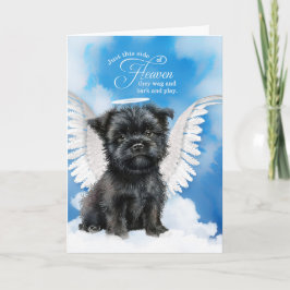 Tarjeta Pérdida de la simpatía del Mascota Angel Affenpins