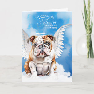 Tarjeta Pérdida de la simpatía del Mascota Ángel del Bulld