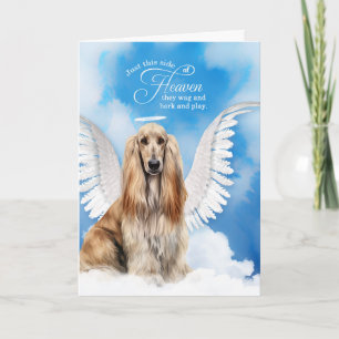 Tarjeta Pérdida de la simpatía del Mascota Angel Hound Afg