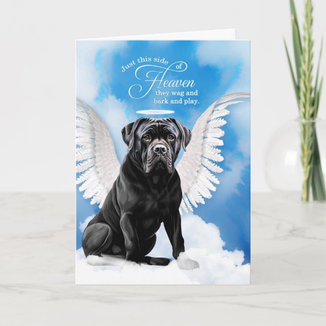 Tarjeta Pérdida de la simpatía del Mascota Cane Corso Dog  (Anverso)
