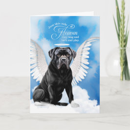 Tarjeta Pérdida de la simpatía del Mascota Cane Corso Dog