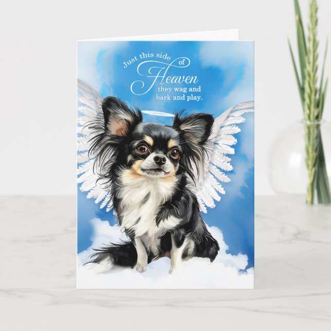 Tarjeta Pérdida de la simpatía del Mascota Chihuahua de pe (Anverso)