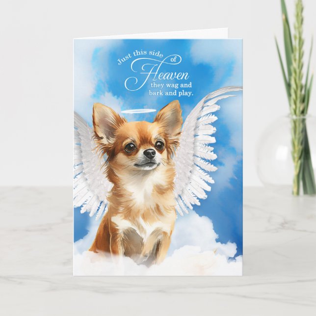 Tarjeta Pérdida de la simpatía del Mascota Chihuahua por e (Anverso)