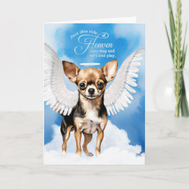 Tarjeta Pérdida de la simpatía del Mascota Chihuahua por u