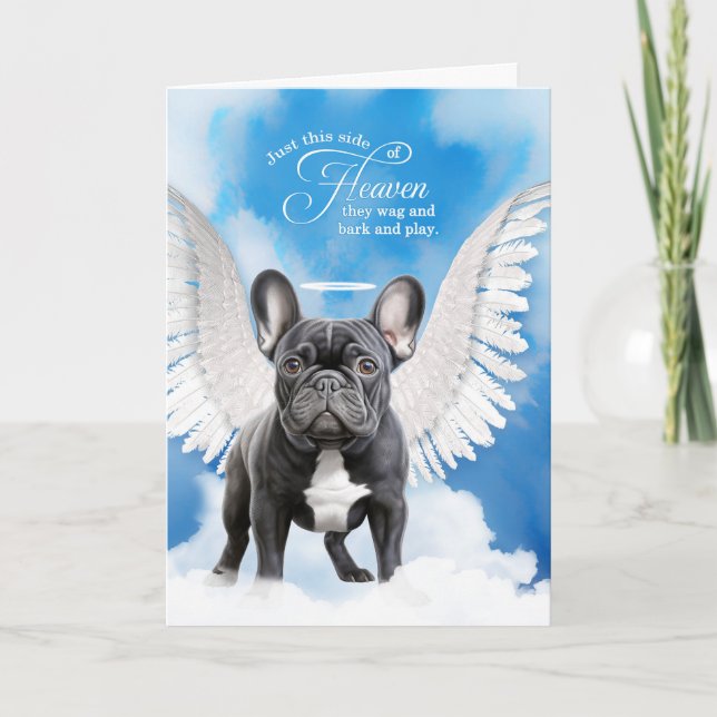 Tarjeta Pérdida de la simpatía del Mascota de Bulldog fran (Anverso)