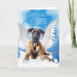 Tarjeta Pérdida de la simpatía del Mascota del Gran Danés