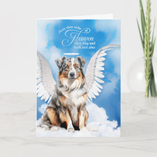 Tarjeta Pérdida de la simpatía del Mascota del Pastor Aust