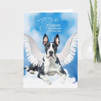 Tarjeta Pérdida de la simpatía del Mascota Dog Mantle Grea