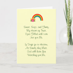 Tarjeta Pérdida de la simpatía del perro