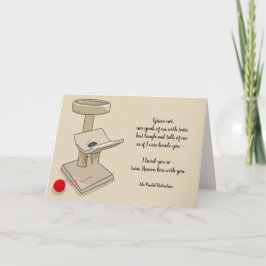 Tarjeta Pérdida de la simpatía del Personalizado Cat Richa