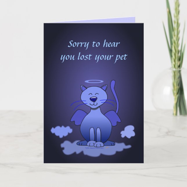 Tarjeta Pérdida de la solidaridad del Mascota del gato Tar (Anverso)