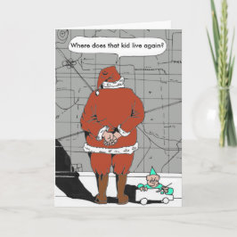 tarjeta perdida de santa