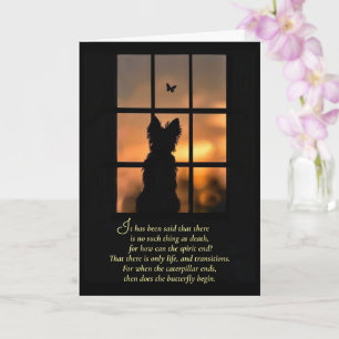 Tarjeta Pérdida de simpatía Perro Mascota Ventana Mensaje