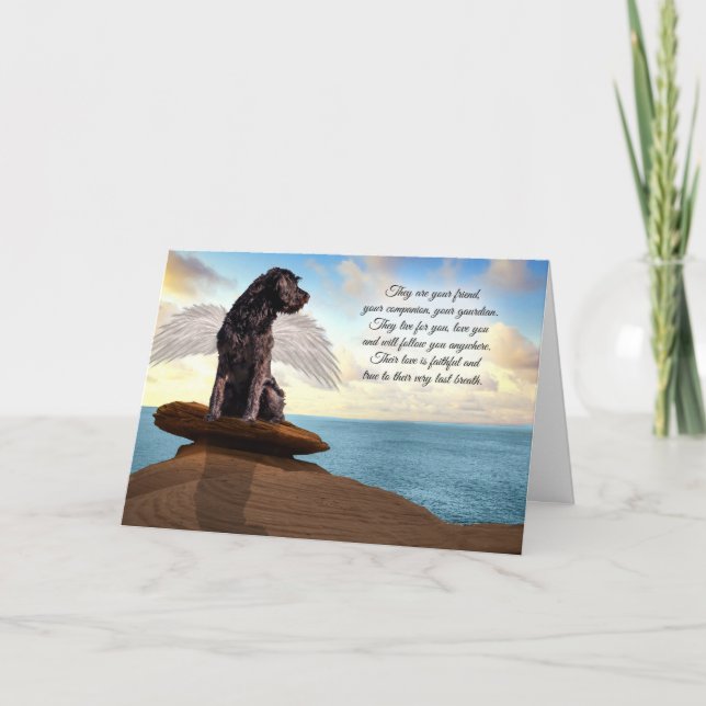 Tarjeta Pérdida de simpatía por parte de mascotas en una p (Anverso)