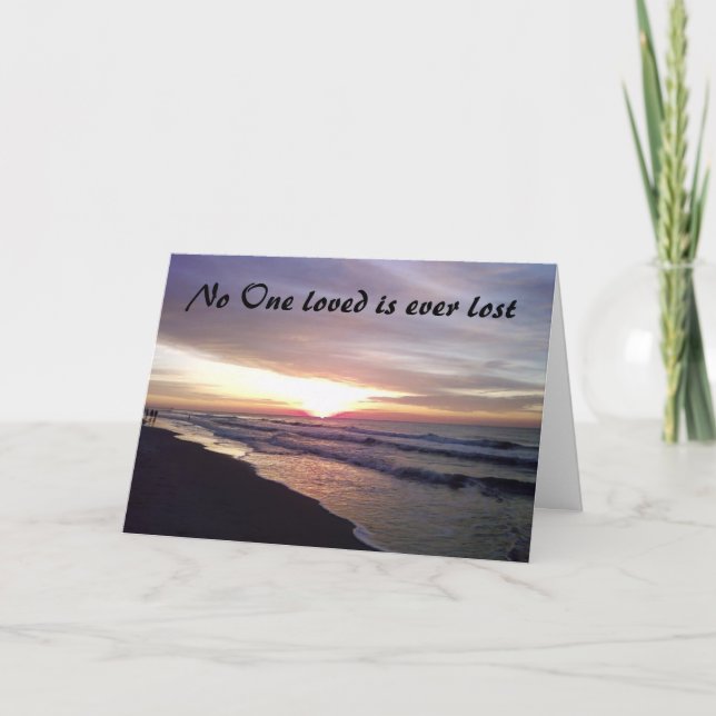TARJETA PÉRDIDA DE SU MADRE (Anverso)