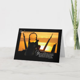 Tarjeta Pérdida de un avión Sunset de Solidaridad Militar