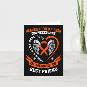 Tarjeta Pérdida En Memoria De Mi Mejor Amigo Conciencia So