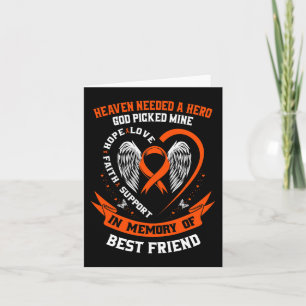Tarjeta Pérdida En Memoria de mi Mejor Amigo Conciencia so