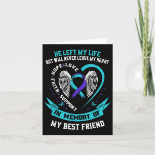 Tarjeta Pérdida en memoria de mi mejor amigo Conciencia so