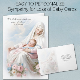 Tarjeta Pérdida religiosa de embarazo, aborto solidario