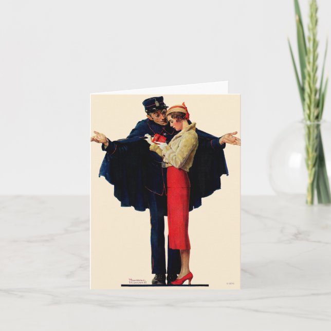 Tarjeta Perdido en París (Anverso)