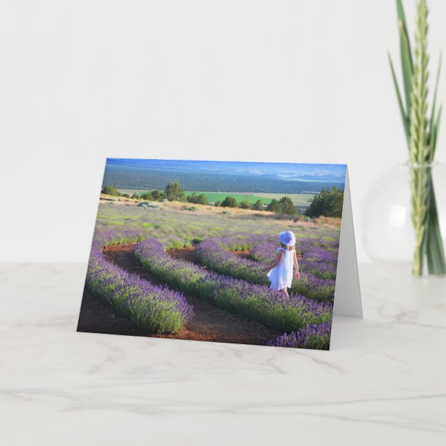 Tarjeta ~ perdido en pensamientos… ~ (Anverso)