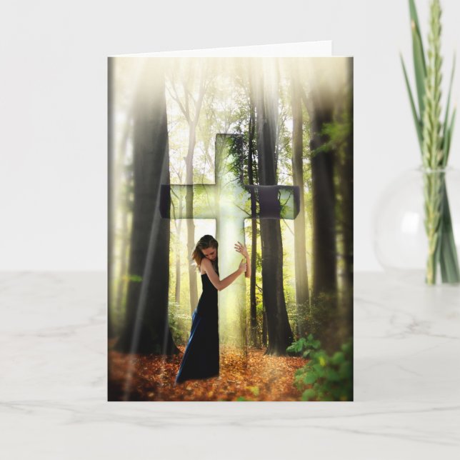 Tarjeta Perdonado (tarjeta cristiana contemporánea del (Anverso)