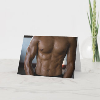 Tarjeta Perfect Perspiration Hot Guy Greetings Card
