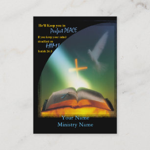 Tarjeta perfecta del Paz-Negocio/del ministerio