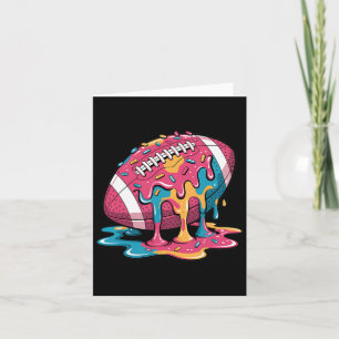 Tarjeta Perforación Del Fútbol Para Lineman Wr Qb Rb Ice C